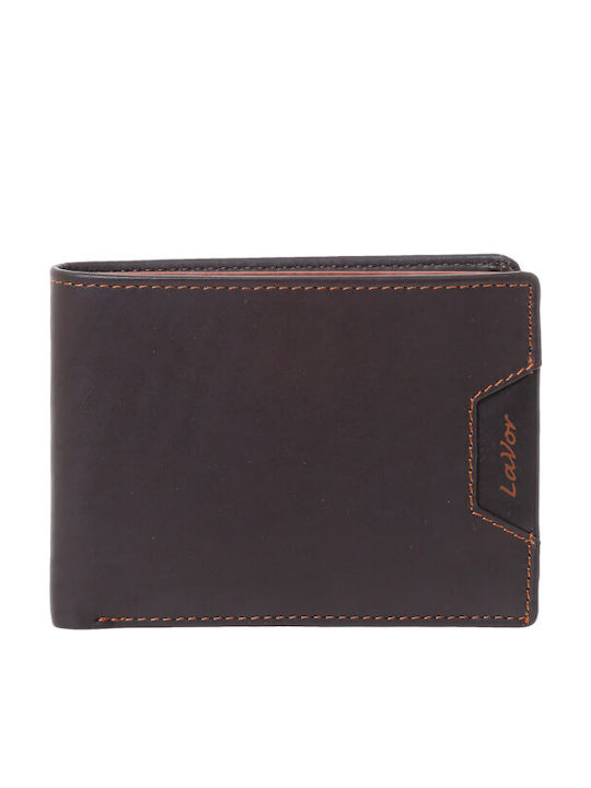 Lavor Leather Men's Wallet Classic with RFID Brown