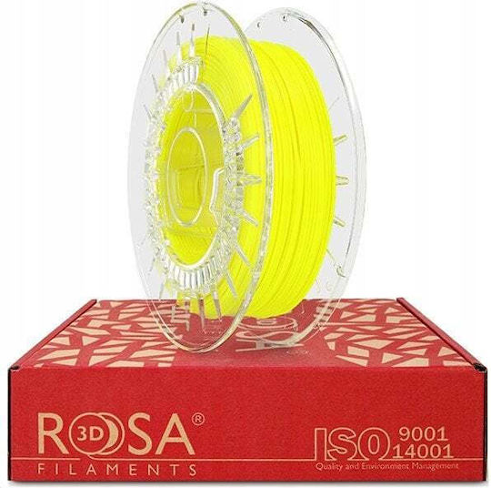 Rosa3D TPU 3D Printer Filament 1.75mm Κίτρινο 0.5kg 1τμχ (Spool)