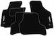 Me Premium Set of Front and Rear Mats 4pcs for Seat Leon 2005-2012 Black