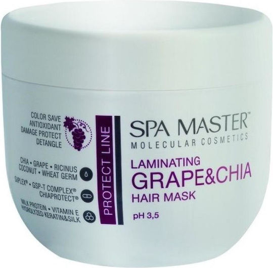 Spa Master Μάσκα Μαλλιών για Διατήρηση Χρώματος με Κερατίνη 500ml