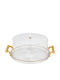Keskor Cake Stand Gold 36x30x14cm
