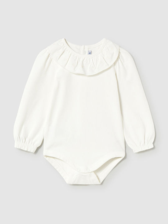 Mayoral Babystrampler Langärmliges Cream