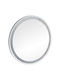 Mirrors & More Tessa Oglindă de Perete cu Alb Ramă din Metalic Diametru 80cm 1buc