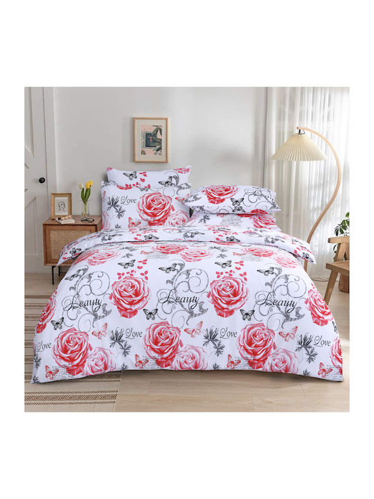 Casa Colori Duvet Cover Cotton Double 200x240 P...