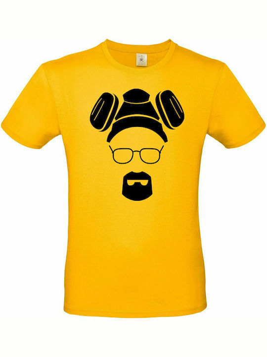 Lux In Tenebris Premium Quality Cotton Blouse Breaking Bad Mr White T-Shirt Yellow