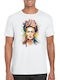 Lux In Tenebris Premium Quality T-Shirt Frida Kahlo Frida Kahlo White
