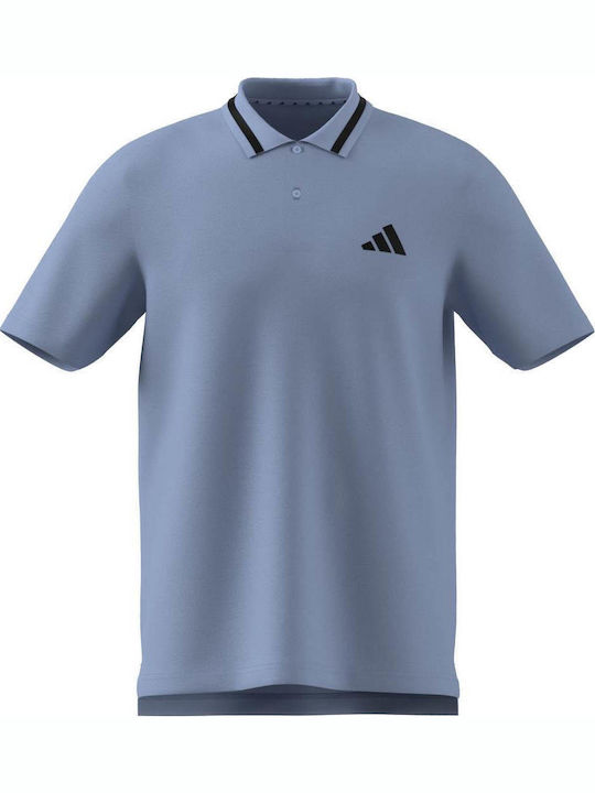 adidas Essentials Polo Μπλούζα Γαλάζια
