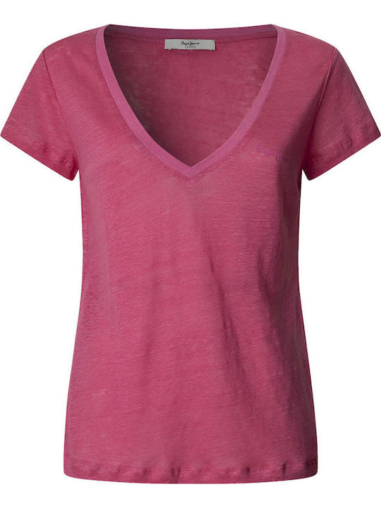 Pepe Jeans 'megan' Γυναικεία Μπλούζα Fuchsia
