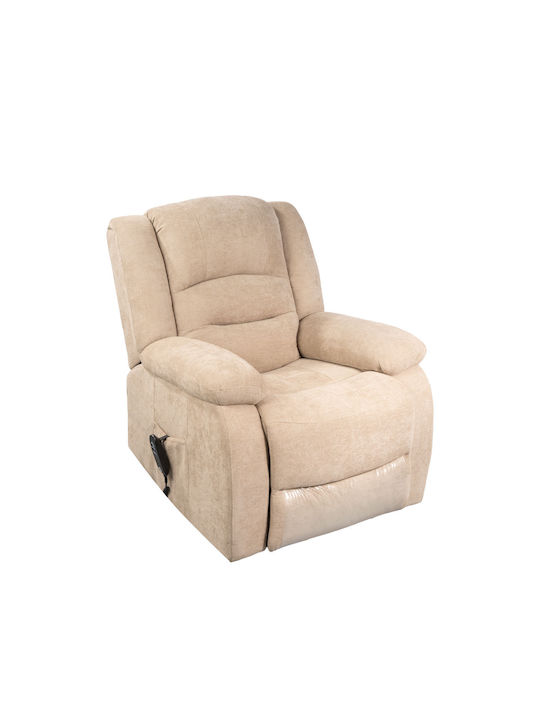 Cinnamon Ii Πολυθρόνα Relax με Υποπόδιο Cinnamon 80x74x104cm