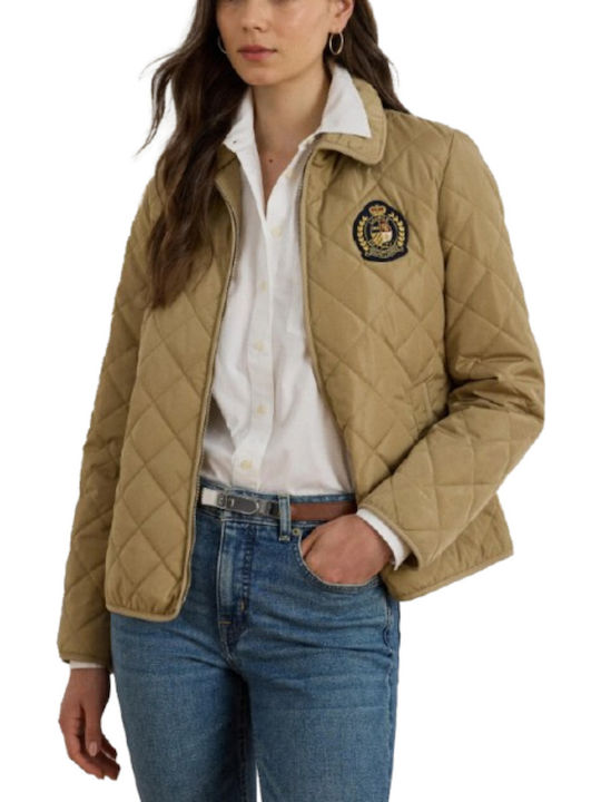 Ralph Lauren Γυναικείο Puffer Μπουφάν Μπεζ