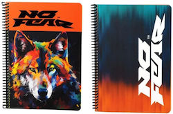 Back Me Up Caiet Spirală 2 Separatoare 17x25 Wolf Gradient Albastru 348-47402 Back Me Up Caiet Spirală 2 Separatoare 17x25 Wolf Gradient Albastru 348-47402
