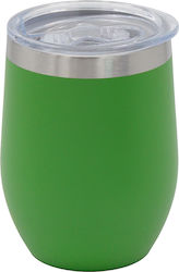 Keskor Glas Thermosflasche 340ml Grün