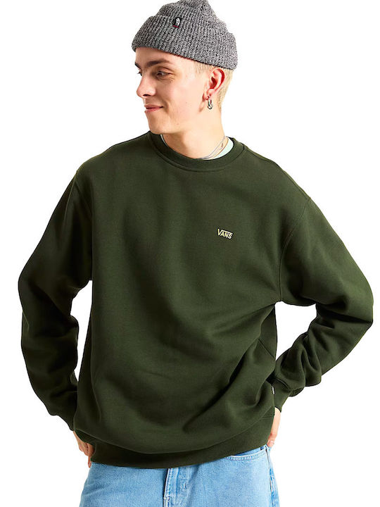 Vans Left Chest Ii Crew Sweatshirt Khaki