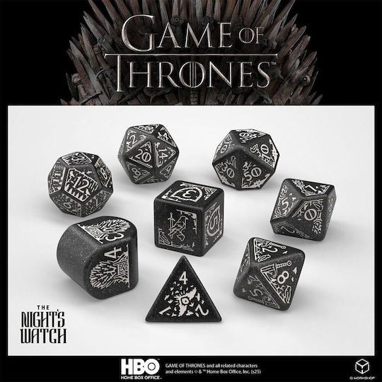 Game Thrones Dice Set Night's Watch