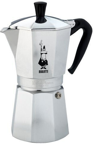 Bialetti Moka Express Moka Cafetieră Pentru Plită Neagră