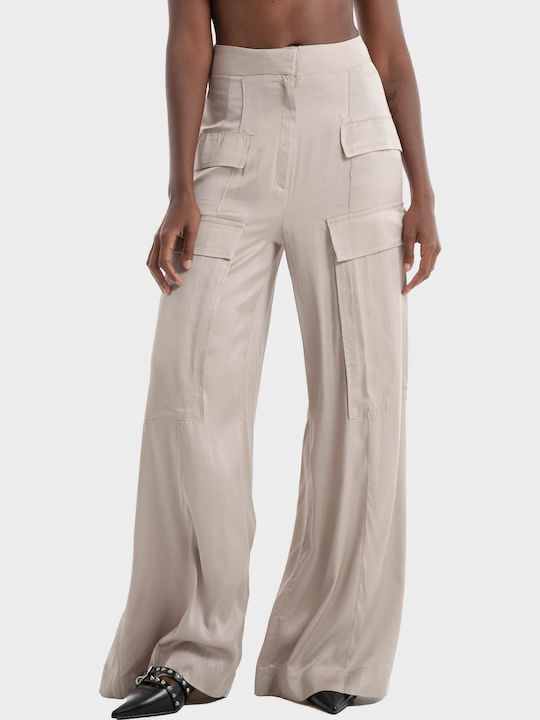 Pants Γυναικείο Υφασμάτινο Παντελόνι Black, Grey