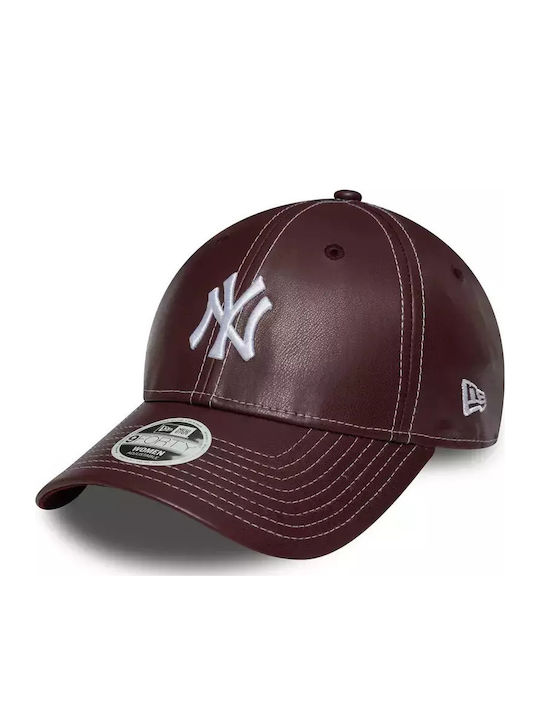 New Era New York Yankees Women's MLB Topstitch PU 9Forty