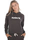 Women's Sweatshirt Jacket Vintage Black