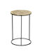 Round Side Table Padma Metal Gold L41xW41xH61cm.