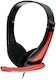 Spacer SPK-507 On Ear Gaming Headset cu conexiune 3,5mm Roșu