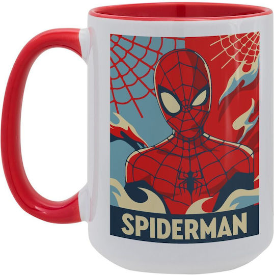 Koupakoupa Spiderman Kid Керамична Чаша Червена 450ml