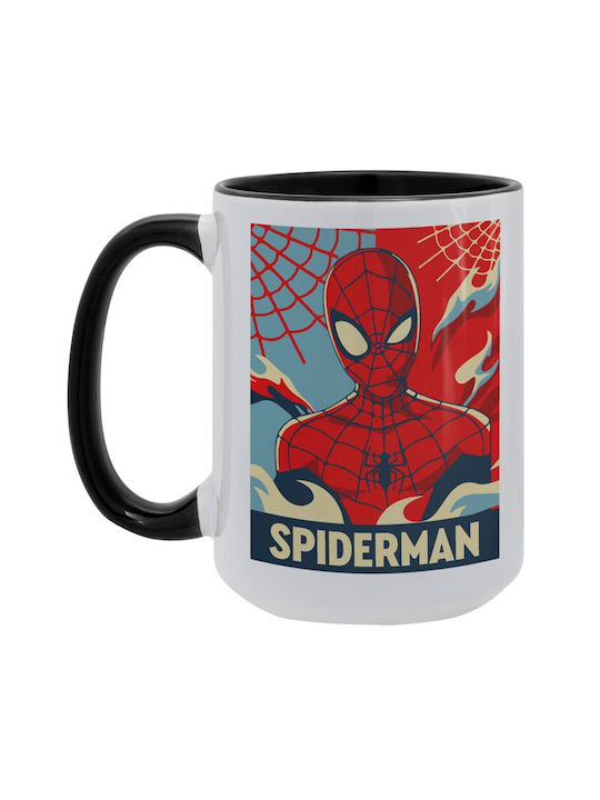 Koupakoupa Spiderman Kid Mug Ceramic Black 450ml
