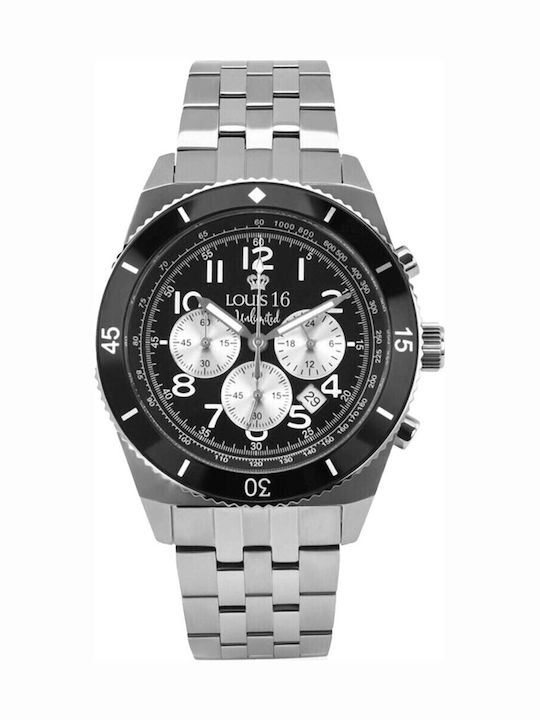 Louis XVI Men's Watch 43mm Battery with Silver Metal Bracelet