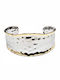 Karma Fashion Damen Armband Handschellen aus Stahl Vergoldet