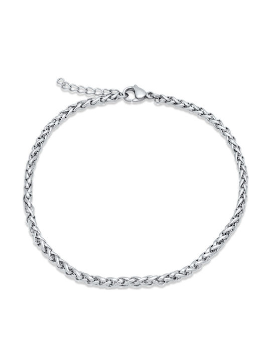 Goldjewels Αλυσίδα Χειρός από Ανοξείδωτο Ατσάλι Λεπτή Πάχους 4mm