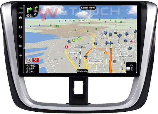 Ηχοσύστημα Αυτοκινήτου για Toyota Yaris 2017 (Bluetooth/USB/WiFi/GPS) με Οθόνη Αφής 10"