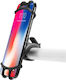 Smartphone Holder Bicycle 4-7 Inch Handlebar Mount Silicone Black