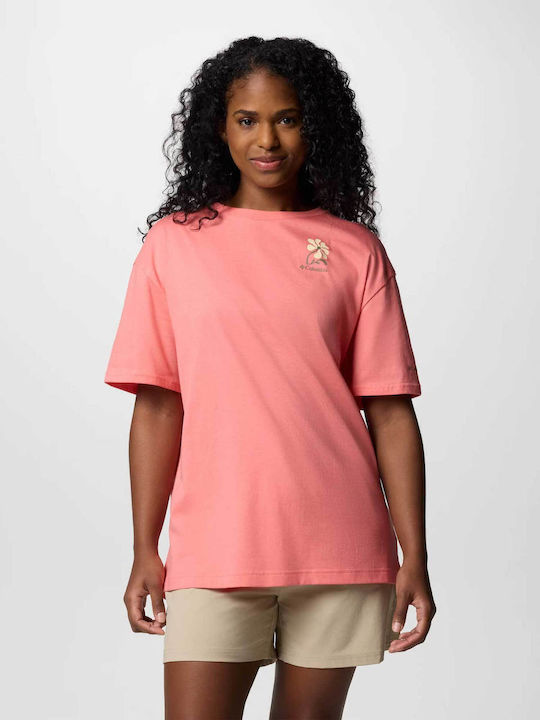 Columbia Bend Graphic Women's Blouse Cotton Sho...