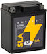 LP Batteries Motorradbatterie 120A mit Kapazität 7Ah