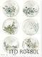 Decoupage Rice Paper A3 Pastel Winter Compositi...