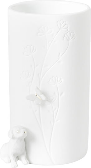 Raeder Decorative Vase White 3x3x13cm