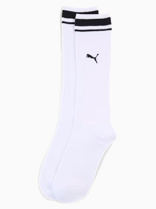PUMA Heritage Stripe Athletic Socks White 1 Pair