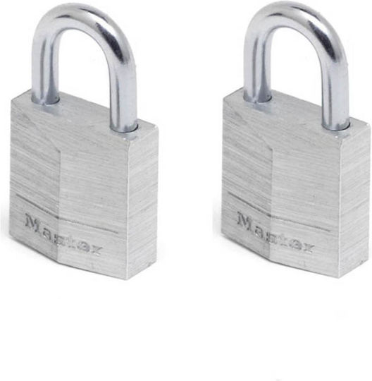 Master Lock Aluminum Padlock Brass with Key 20mm 1pcs