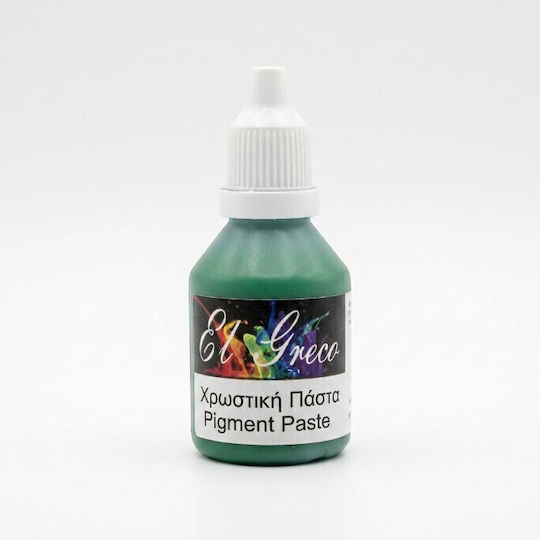 El Greco Craft Pigment Primary Green for Porcelain and Liquid Glass 25ml
