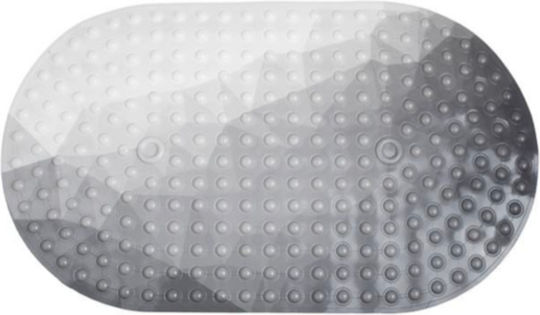 Non-Slip Bath Mat P1273.555.332 White Grey 58x33cm
