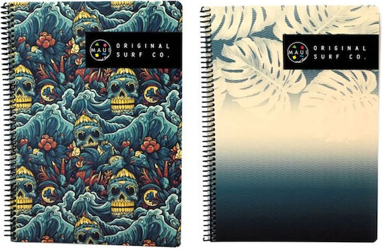 Back Me Up Spiral Notebook Ruled A4 70 Sheets 2 Subjects 1pcs
