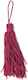 Tassels 8cm Set 5 Pieces Loop 6cm Burgundy
