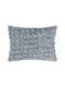 Silk Fashion Decorative Pillow Case Made of Gray Furry 50x70cm