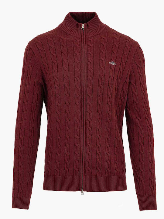 Gant Мъжка Жилетка с Качулка Red