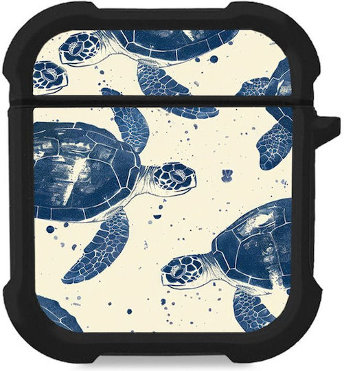Sonique Ocean Series Θήκη Σιλικόνης με Γάντζο για Apple AirPods 1 / AirPods 2