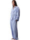 Calvin Klein Summer Women's Pyjama Pants Light Blue
