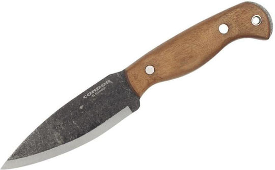 Condor Tool & Knives Gray Knife in Leather Sheath