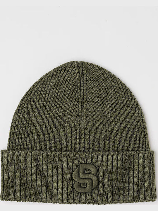 Edo Beanie Unisex Beanie Knitted in Green color