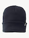 Beanie Unisex Σκούφος με Rib Πλέξη σε Μπλε χρώμα