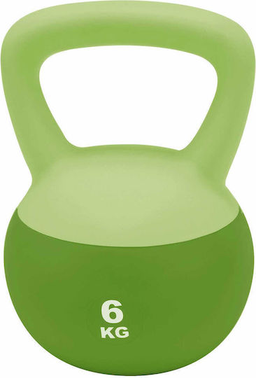Body Sculpture Kettlebel Body Soft Kettlebell 6 Kg Green Unisex