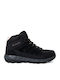 Columbia Strata Trail Mid Wp Ανδρικά Ορειβατικά Μποτάκια Αδιάβροχα Μαύρα